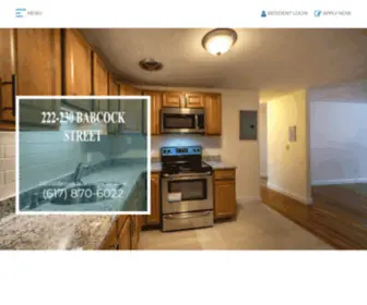 222-230BABCOckstreet.com(Apartments for Rent in Brookline) Screenshot