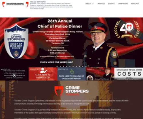 222Tips.com(Toronto Crime Stoppers) Screenshot