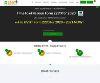2290.us(#e-File Service provider with Schedule 1 in Minutes) Screenshot