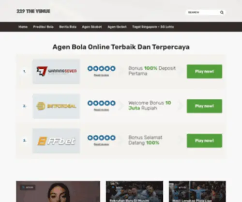 229Thevenue.com(229 the venue) Screenshot