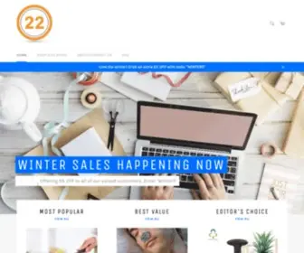 22Andunder.com(22 and Under Store) Screenshot