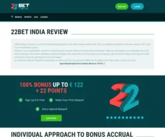 22Bet-India.com Screenshot