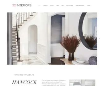 22Interiors.com(22 INTERIORS) Screenshot