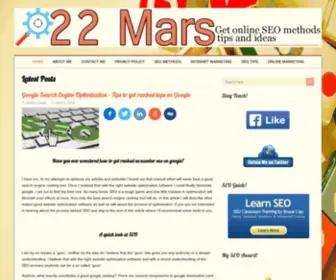 22Mars.com(22 Mars) Screenshot