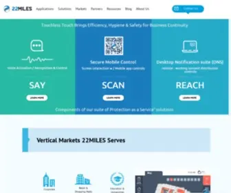 22Miles.com(Interactive Wayfinding & Digital Signage Software) Screenshot