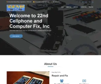 22Ndcellphone.com(Welcome Repair and Fix Shop) Screenshot