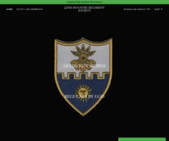 22Ndinfantry.org(22nd Infantry Regiment Society) Screenshot