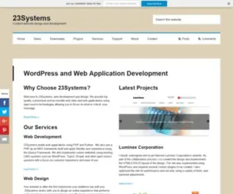 23SYstems.net(23Systems WordPress and Web Development Design) Screenshot