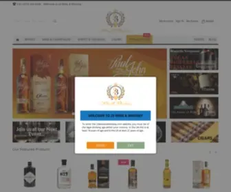 23Wineandwhiskey.com(23 Wine & Whiskey) Screenshot