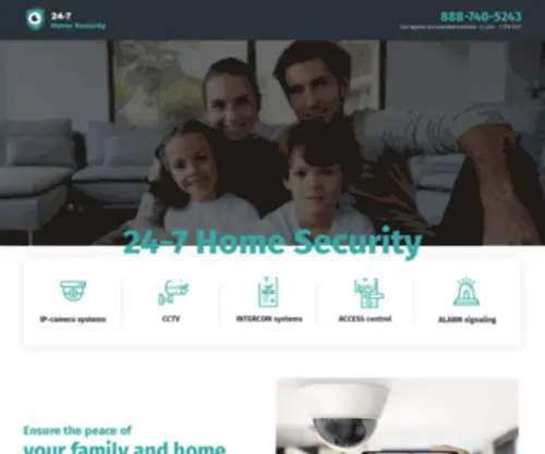 24-7Homesecurity.com(7 Home Security) Screenshot