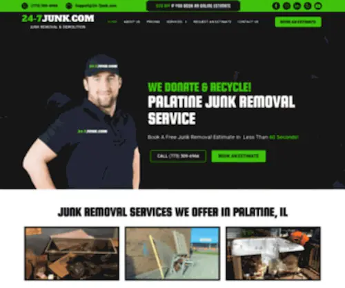 24-7Junk.com(Junk Removal Service Palatine) Screenshot