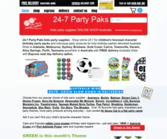 24-7Partypaks.com.au(24 7Partypaks) Screenshot