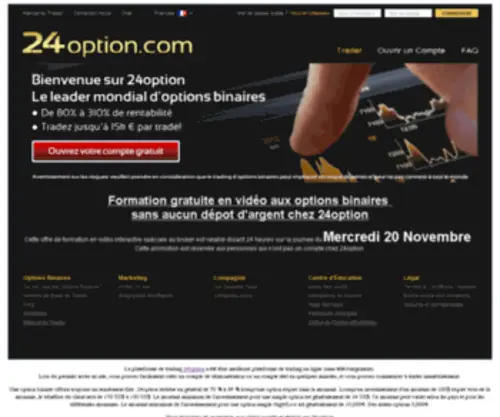 24-Option.org(24option) Screenshot