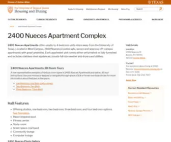 2400Nuecesapartments.com(2400 Nueces Apartments) Screenshot