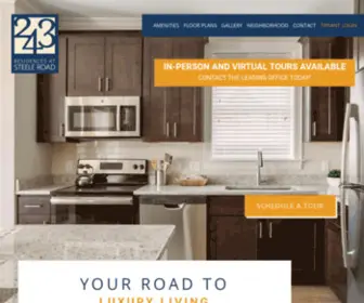 243Steeleroad.com(Residences at Steele Road in West Hartford) Screenshot