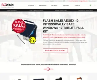 247Able.com(Industrial Instruments & Controls Online) Screenshot