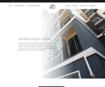 247Boutiquehotelpattaya.com(247 Boutique Hotel Pattaya) Screenshot