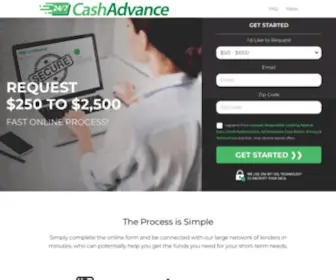 247Cashadvance.co(Quick & Easy online process for Cash Loans) Screenshot