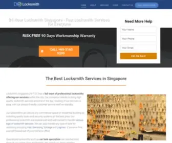 247Dclocksmith.com(Cheap Locksmith Singapore) Screenshot