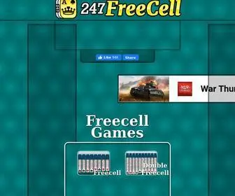 247Freecell.com(247 Freecell) Screenshot