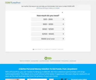 247Loanpros.com(Get a secure loan as soon as the next business day) Screenshot