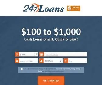 247Loans.net(Quick & Easy online process for Cash Loans) Screenshot