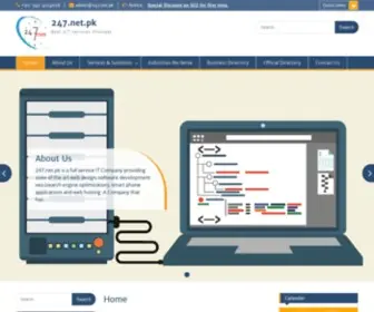 247.net.pk(Best ICT Services Provider) Screenshot