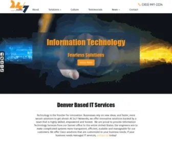 247Networks.com(Information Technology Services that protect your IP technology) Screenshot