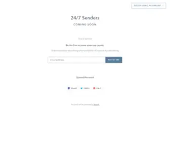 247Senders.com(24/7 Senders) Screenshot