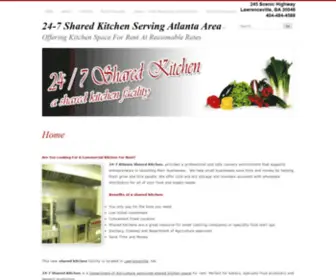 247Sharedkitchen.com(7 Shared Kitchen Serving Atlanta Area) Screenshot