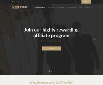 247Traffic.com(Affiliate Program) Screenshot