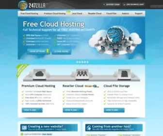 247Zilla.com(Cloud Web Hosting Service Provider) Screenshot