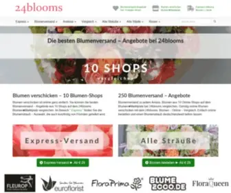 24Blooms.de(Blumen verschicken und heute zustellen. Express Blumenversand) Screenshot