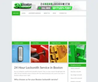 24Bostonlocksmith.com(Locksmith in Boston) Screenshot