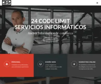 24Codelimit.com(Servicios) Screenshot