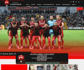 24Erzincanspor.org(Anagold 24Erzincanspor Kulübü) Screenshot