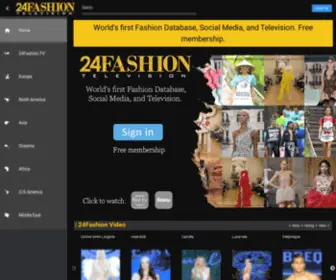 24Fashion.tv(24 Fashion) Screenshot
