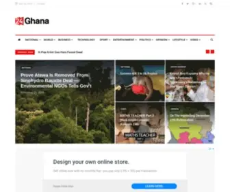 24Ghana.com(24 Ghana) Screenshot