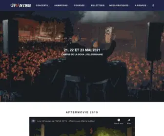 24Heures.org(Festival des 24h de l'INSA) Screenshot