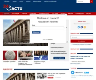 24Heuresactu.com(Politique) Screenshot