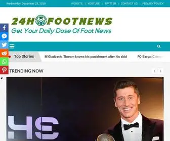 24Hfootnews.com(Daily football news) Screenshot