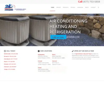 24Hourairservice.com(Consult for Air Conditioning Repair in Miami Florida and Boynton Beach) Screenshot