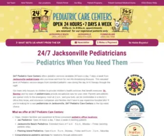 24Hourkidcare.com(24/7 Pediatric Care Centers in Jacksonville) Screenshot