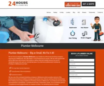 24Hoursplumbing.com.au(Plumber Melbourne) Screenshot