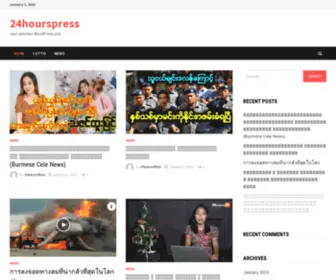 24Hourspress.com(Just another WordPress site) Screenshot