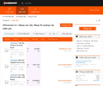 24Hraovat.vn(Diễn đàn mua bán) Screenshot