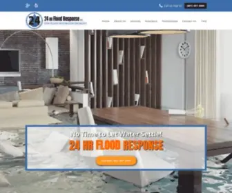 24HRfloodresponse.com(Key to Reducing cost from water damage and mold) Screenshot