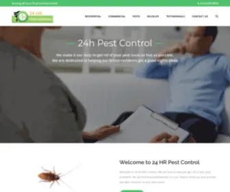 24Hrpestcontrol.com(Home) Screenshot