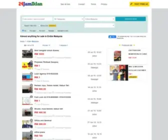 24Jamiklan.com(Almost anything for sell) Screenshot