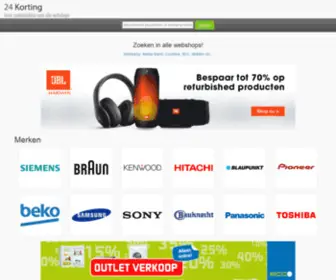 24Korting.nl(Jouw zoekmachine voor alle webshops) Screenshot